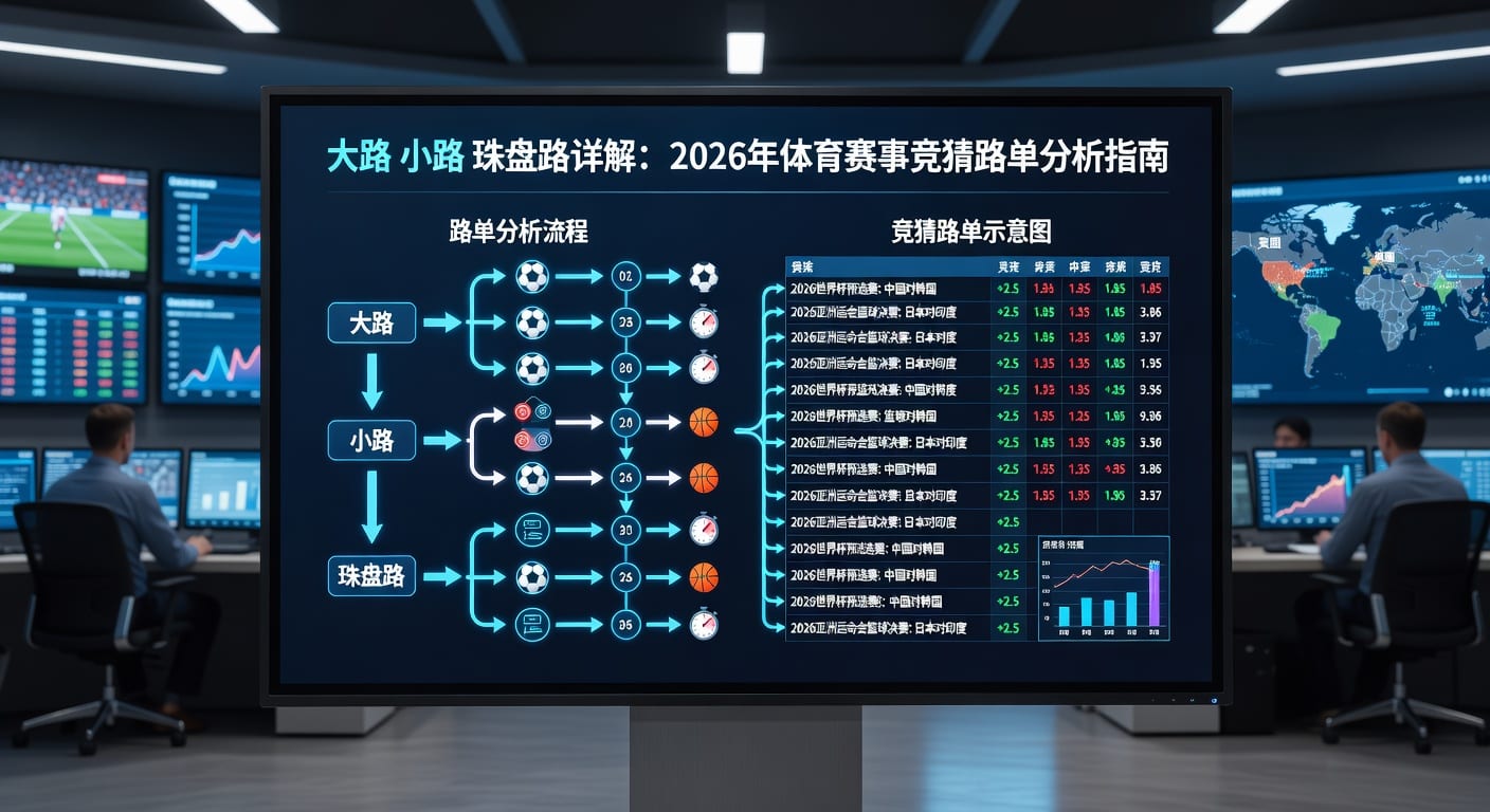 大路 小路 珠盘路：资深玩家解析足球盘口变化