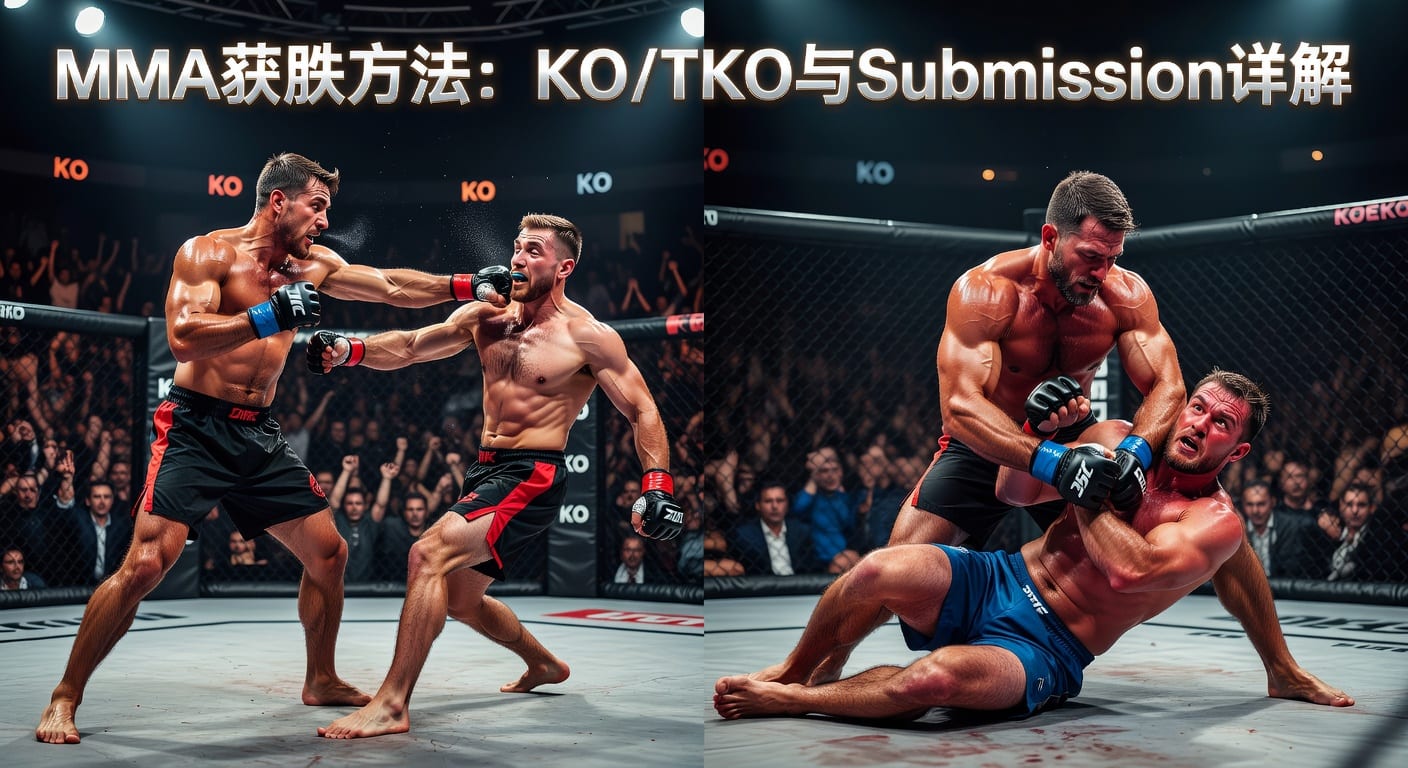 MMA方法 method of victory KO/TKO Submission 2026年赔率解读